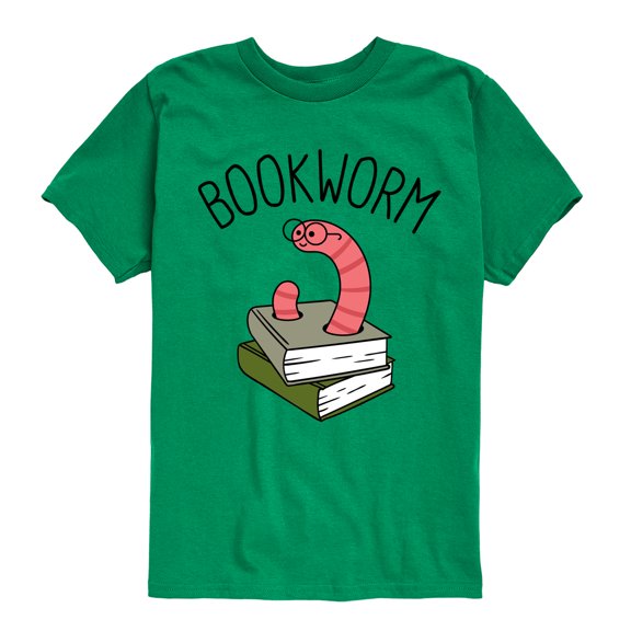 Instant Message - Bookworm - Toddler And Youth Short Sleeve Graphic T-Shirt