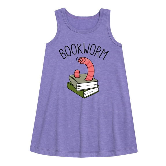 Instant Message - Bookworm - Toddler and Youth Girls A-line Dress