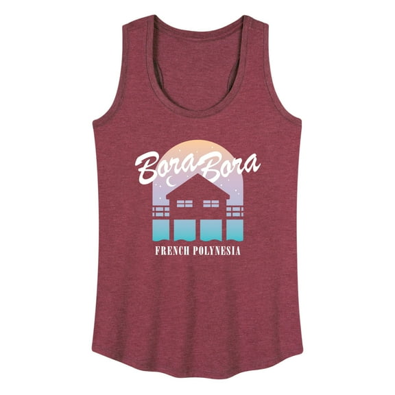 Instant Message - Bora Bora  - Women's Racerback Tank Top