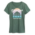 thumbnail image 1 of Instant Message - Bora Bora  - Women's Short Sleeve Graphic T-Shirt, 1 of 7