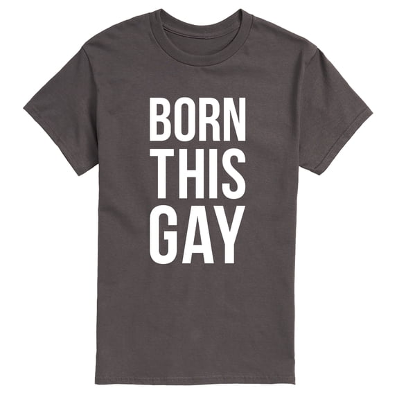Instant Message - Born This Gay Short Sleeve Graphic T-Shirt