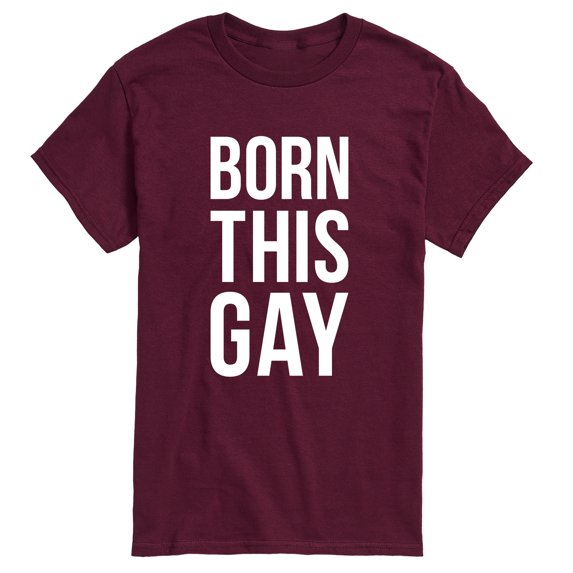 Instant Message - Born This Gay Short Sleeve Graphic T-Shirt
