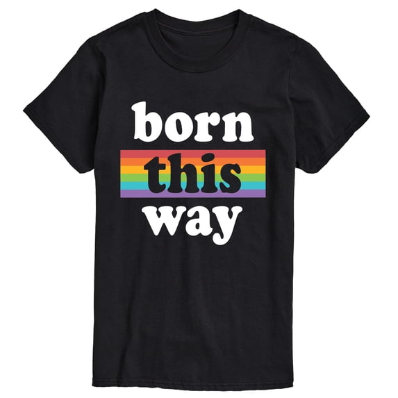 Instant Message - Born This Way - Men's Short Sleeve Graphic T-Shirt