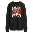 thumbnail image 1 of Instant Message - Born To Party Halloween  - Men's Long Sleeve T-Shirt, 1 of 6