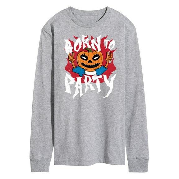Instant Message - Born To Party Halloween  - Men's Long Sleeve T-Shirt