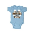 thumbnail image 1 of Instant Message - Born To Ride Horses With Daddy - Infant Baby One Piece, 1 of 5