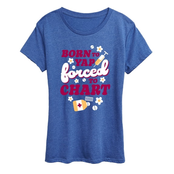 Instant Message - Born to Yap - Women's Short Sleeve Graphic T-Shirt