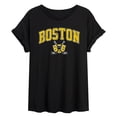 thumbnail image 1 of Instant Message - Boston Hockey Oversized Graphic T-Shirt, 1 of 5
