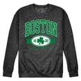 thumbnail image 1 of Instant Message - Boston Mass Clover - Men's Crew Neck Fleece Pullover, 1 of 6