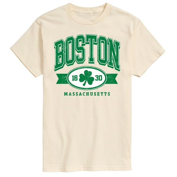 Instant Message - Boston Mass Clover - Men's Short Sleeve Graphic T-Shirt