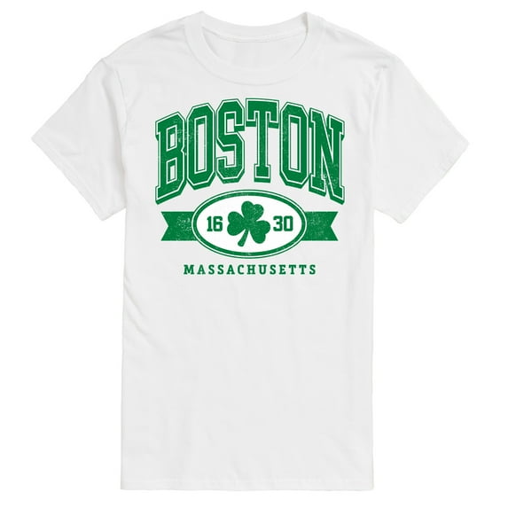 Instant Message - Boston Mass Clover - Men's Short Sleeve Graphic T-Shirt