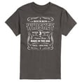 thumbnail image 1 of Instant Message - Bourbon Whiskey - Aged 3 Yrs - Men's Short Sleeve Graphic T-Shirt, 1 of 6