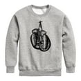 thumbnail image 1 of Instant Message - Boxing Gloves - Youth Crew Fleece Sweatshirt, 1 of 5