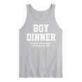 thumbnail image 1 of Instant Message - Boy Dinner Way Of Life - Men's Jersey Tank Top, 1 of 5