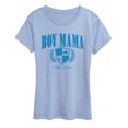 thumbnail image 1 of Instant Message - Boy Mama Collegiate Short Sleeve Graphic T-Shirt, 1 of 4