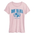 thumbnail image 1 of Instant Message - Boy Mama Collegiate Short Sleeve Graphic T-Shirt, 1 of 4