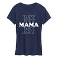 thumbnail image 1 of Instant Message - Boy Mama Stacked - Women's Short Sleeve Graphic T-Shirt, 1 of 5