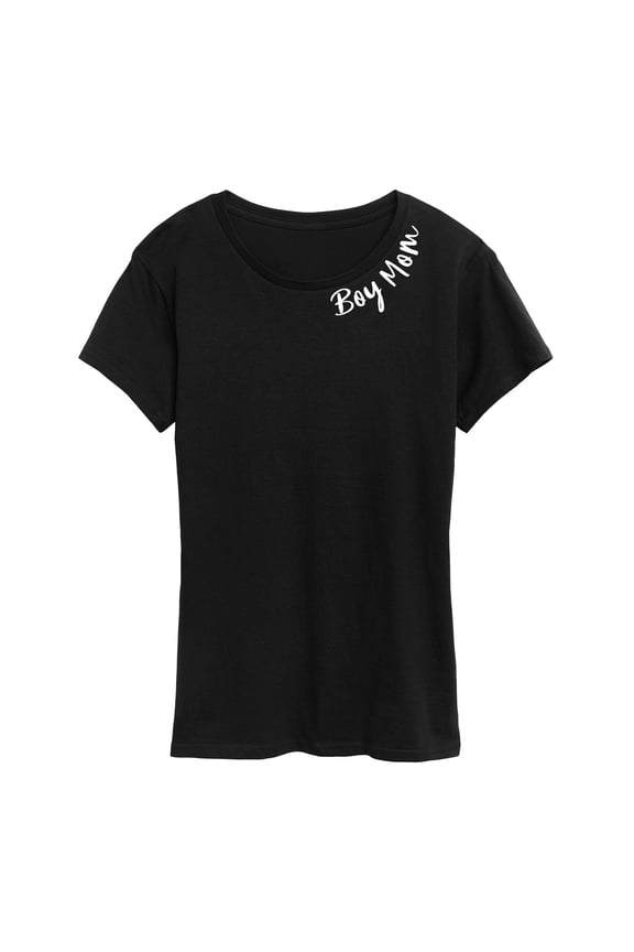 - Boy Mom - Women's Short Sleeve Graphic T-Shirt