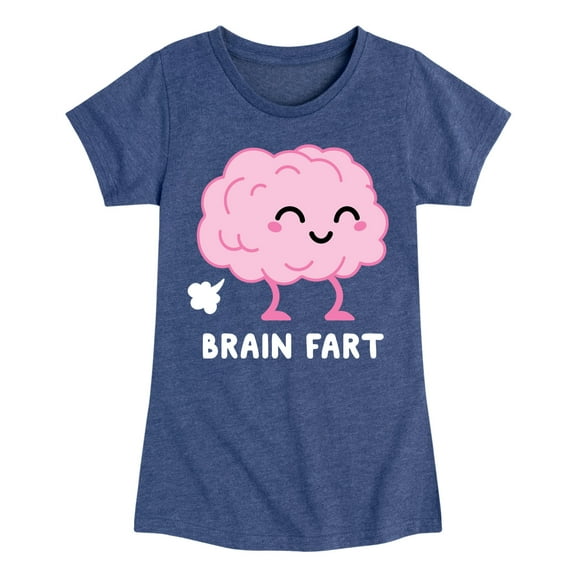 Instant Message - Brain Fart - Toddler & Youth Girls Short Sleeve Graphic T-Shirt