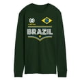 thumbnail image 1 of Instant Message - Brazil Soccer Jersey - Men's Long Sleeve Graphic T-Shirt, 1 of 4