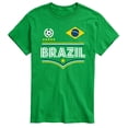 thumbnail image 1 of Instant Message - Brazil Soccer Jersey Short Sleeve Graphic T-Shirt, 1 of 5