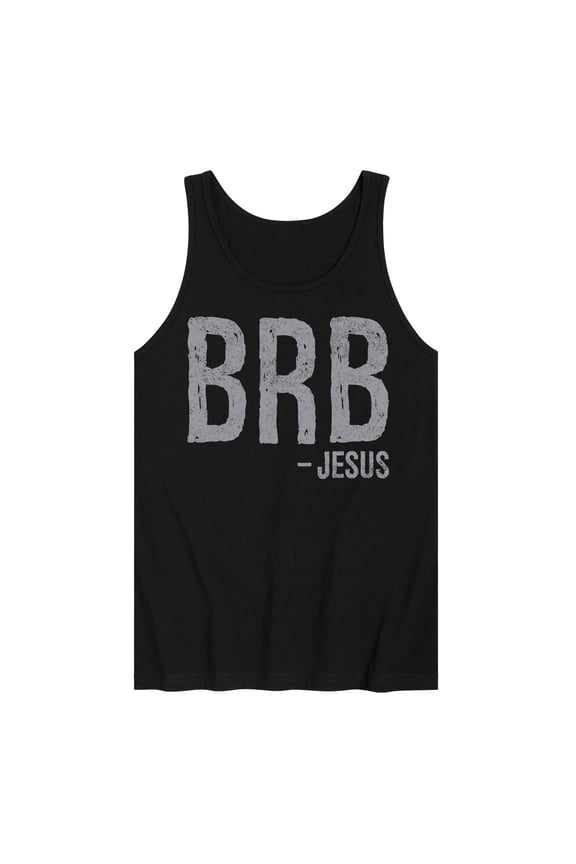- Brb Jesus - Men's Jersey Tank Top