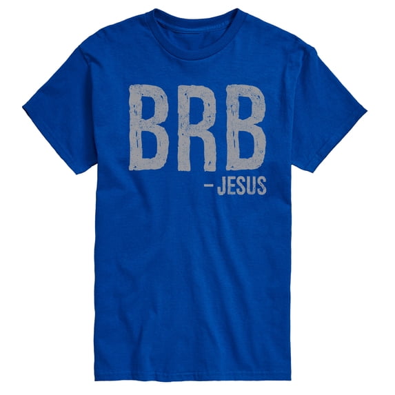 Instant Message - Brb Jesus - Men's Short Sleeve Graphic T-Shirt