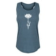 thumbnail image 1 of Instant Message - Breathe Lotus - Women's Racerback Tank, 1 of 5