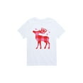thumbnail image 1 of Instant Message - Bright Patterned Reindeer - Youth Short Sleeve Tee, 1 of 5