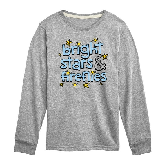 Instant Message - Bright Stars And Fireflies - Toddler & Youth Long Sleeve Graphic T-Shirt