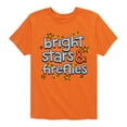 thumbnail image 1 of Instant Message - Bright Stars And Fireflies - Toddler & Youth Short Sleeve Graphic T-Shirt, 1 of 6