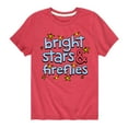 thumbnail image 1 of Instant Message - Bright Stars And Fireflies - Toddler & Youth Short Sleeve Graphic T-Shirt, 1 of 6