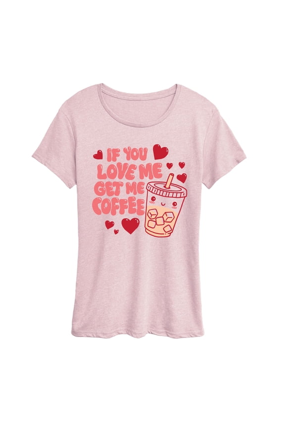 - Bring Me Iced Coffee - Women's Short Sleeve Graphic T-Shirt