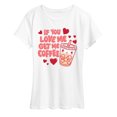 thumbnail image 1 of Instant Message - Bring Me Iced Coffee - Women's Short Sleeve Graphic T-Shirt, 1 of 5