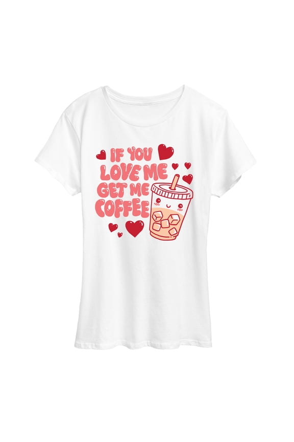 - Bring Me Iced Coffee - Women's Short Sleeve Graphic T-Shirt