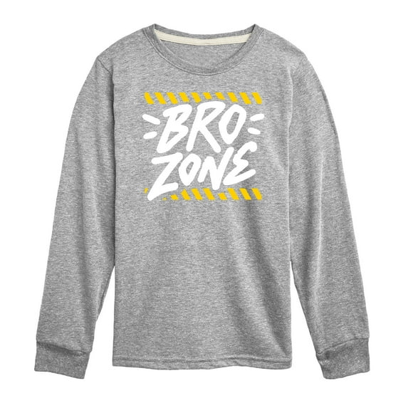 Instant Message - Bro Zone - Toddler & Youth Long Sleeve Graphic T-Shirt