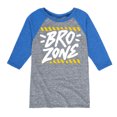 thumbnail image 1 of Instant Message - Bro Zone - Toddler & Youth Raglan Graphic T-Shirt, 1 of 5