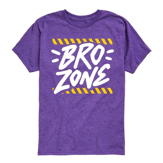 Instant Message - Bro Zone - Toddler & Youth Short Sleeve Graphic T-Shirt