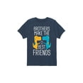 thumbnail image 1 of Instant Message - Brothers Make The Best Friends - Toddler Short Sleeve Tee, 1 of 5