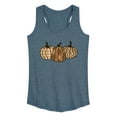 thumbnail image 1 of Instant Message - Brown Plaid Pumpkins - Women's Racerback Tank Top, 1 of 6