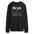 thumbnail image 1 of Instant Message - Bruh Definition  - Men's Long Sleeve T-Shirt, 1 of 6