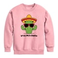 thumbnail image 1 of Instant Message - Bruh Let's Fiesta - Youth Boys Crew Fleece Sweatshirt, 1 of 4