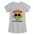 thumbnail image 1 of Instant Message - Bruh Let's Fiesta - Youth Girls Fitted Short Sleeve T-Shirt, 1 of 4