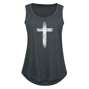 Instant Message - Brush Cross - Women's Racerback Tank Top