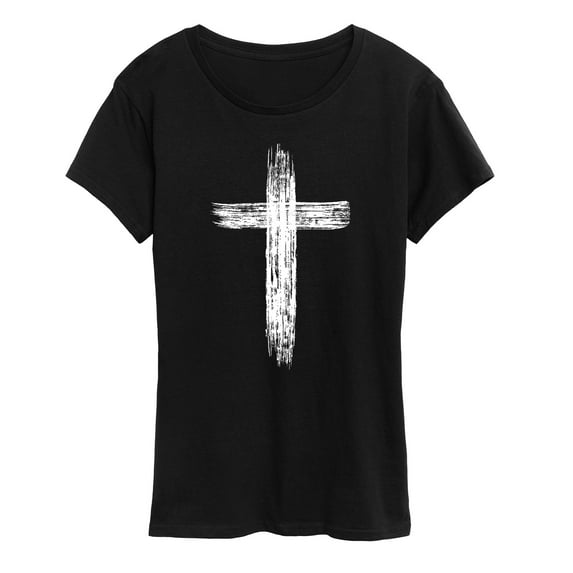 Instant Message - Brush Cross - Women's Short Sleeve Graphic T-Shirt