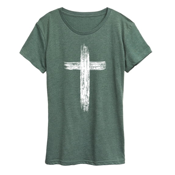 Instant Message - Brush Cross - Women's Short Sleeve Graphic T-Shirt
