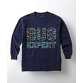 thumbnail image 1 of Instant Message - Bug Expert Pattern Fill - Youth Long Sleeve Tee, 1 of 4