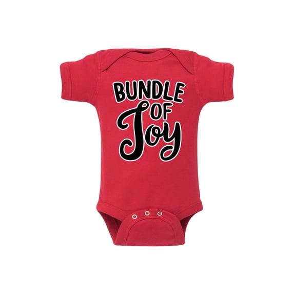 Instant Message - Bundle Of Joy Black - Infant Baby One Piece
