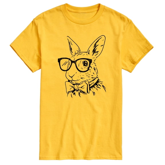 Instant Message - Bunny Bowtie - Men's Short Sleeve Graphic T-Shirt