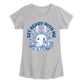 thumbnail image 1 of Instant Message - Bunny GRWM Fitted Short Sleeve Graphic T-Shirt, 1 of 5
